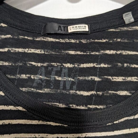 Atm Anthony Thomas Melillo | Distressed stripe tee dress - Picture 4 of 7